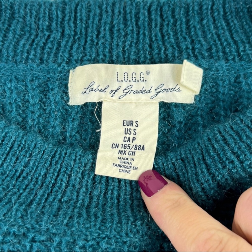 NWOT WOMENS LOGG CREW NECK CHUNKY SWEATER SIZE MEDIUM - Picture 3 of 3